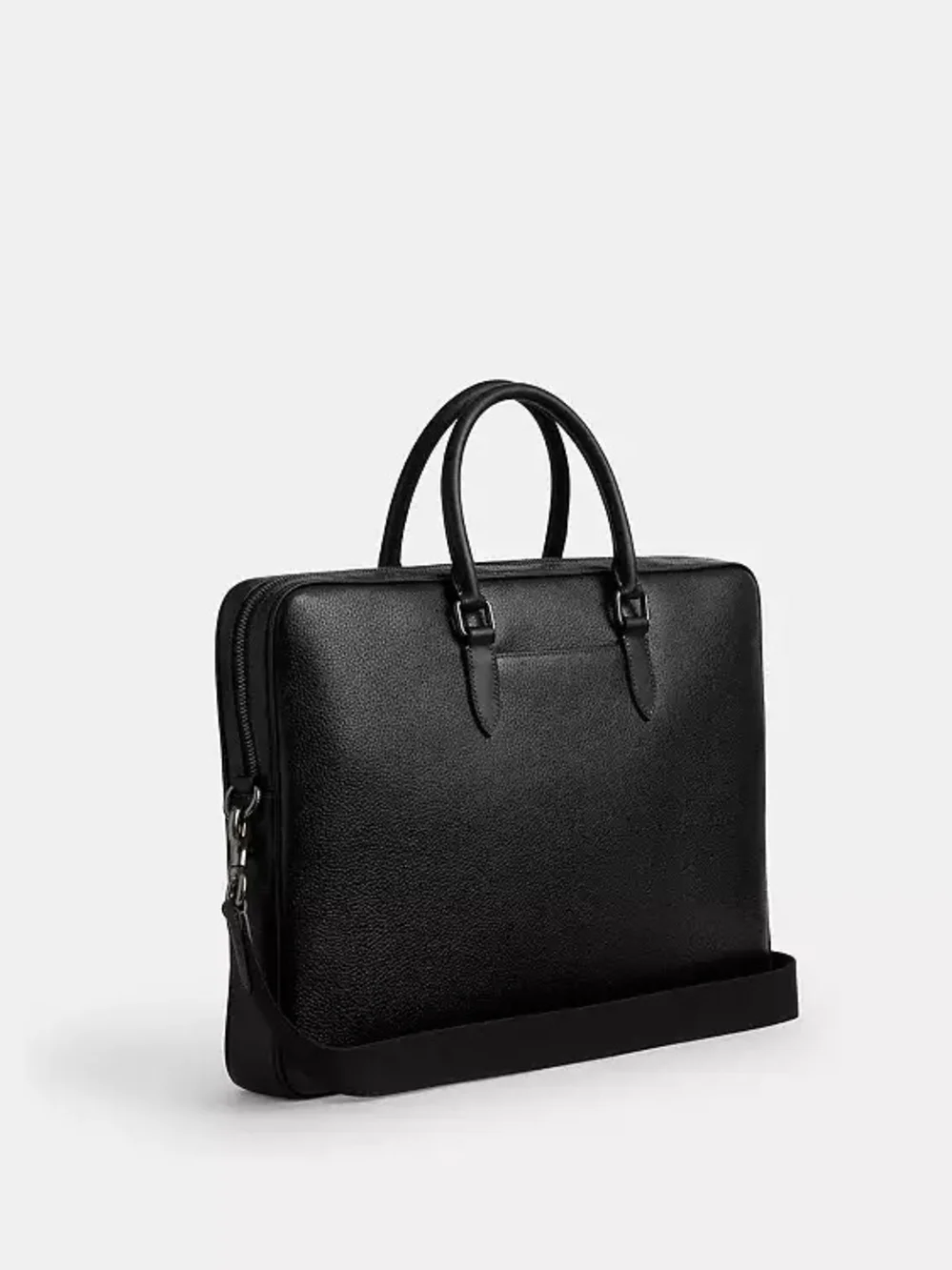 Coach structured leather